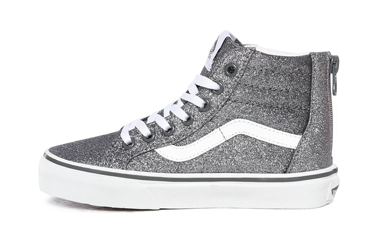 Buy Vans SK8-HI 拉链 银色 VN0A4BUX0M0