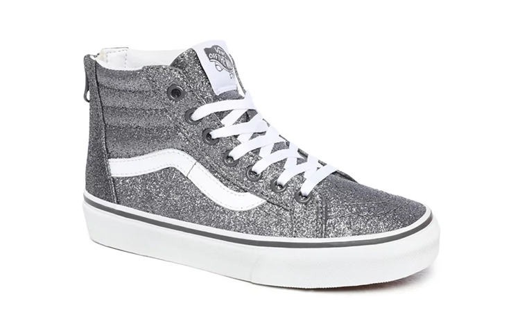 Lookbook Vans SK8-HI 拉链 银色 VN0A4BUX0M0