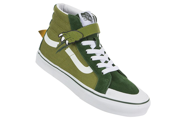 Lookbook 大童 Vans SK8 HI 低筒 兒童滑板鞋 綠