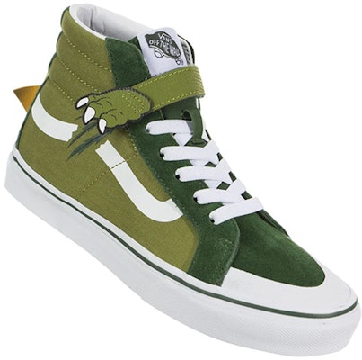 大童 Vans SK8 HI 低筒 兒童滑板鞋 綠 Lookbook 大童 Vans SK8 HI 低筒 兒童滑板鞋 綠