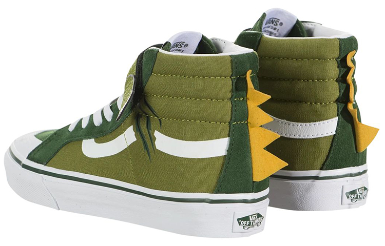 Shop 大童 Vans SK8 HI 低筒 兒童滑板鞋 綠