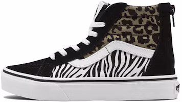 (Youth) Vans Sk8-hi Zip Casual Leopard Print Blackleopard VN0A4UI42JK (Youth) Vans Sk8-hi Zip Casual Leopard Print Blackleopard VN0A4UI42JK