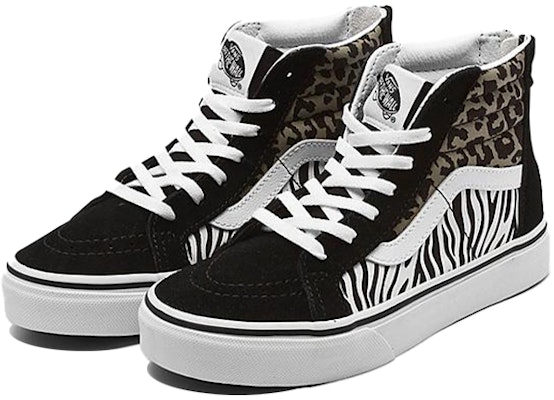大童 Vans SK8 HI Zip 休閒 高筒 兒童板鞋 黑色豹紋 Order 大童 Vans SK8 HI Zip 休閒 高筒 兒童板鞋 黑色豹紋