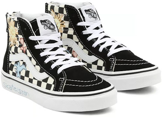 中童 Vans SK8 HI 拉鍊 休閒 高筒 兒童滑板鞋 黑白 Lookbook 中童 Vans SK8 HI 拉鍊 休閒 高筒 兒童滑板鞋 黑白