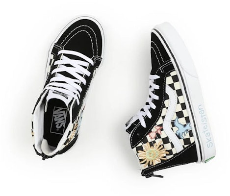 中童 Vans SK8 HI 拉鍊 休閒 高筒 兒童滑板鞋 黑白 Shop 中童 Vans SK8 HI 拉鍊 休閒 高筒 兒童滑板鞋 黑白