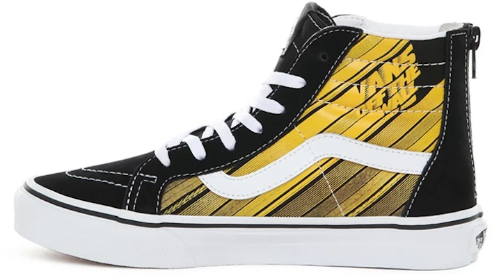 大童 Vans SK8 Hi Zip 高幫 兒童滑板鞋 黑黃 Buy 大童 Vans SK8 Hi Zip 高幫 兒童滑板鞋 黑黃
