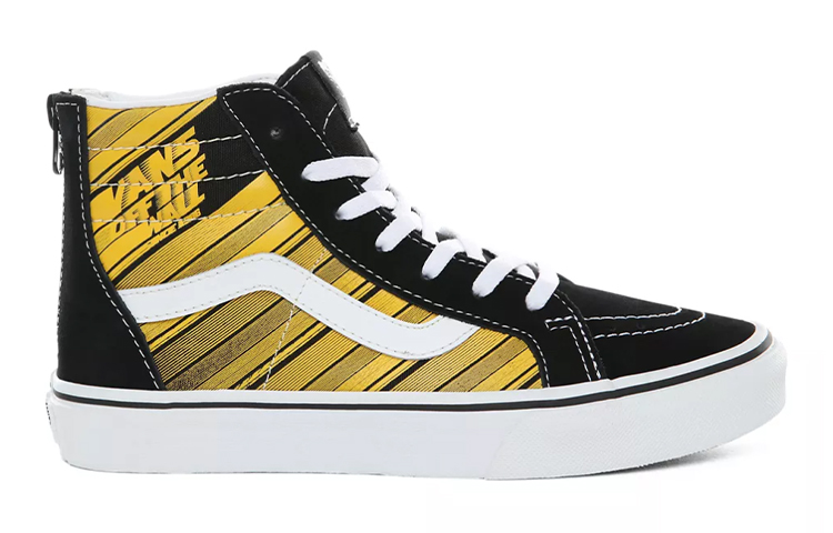 Order 大童 Vans SK8 Hi Zip 高幫 兒童滑板鞋 黑黃