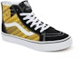 Lookbook 大童 Vans SK8 Hi Zip 高幫 兒童滑板鞋 黑黃