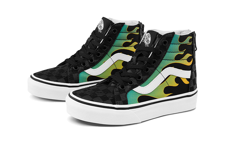 Order Vans SK8-Hi Zip Fire Black VN0A4BUXESY