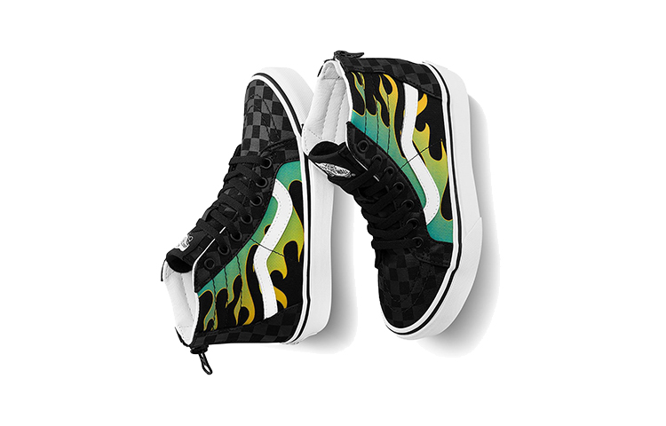 Purchase Vans SK8-Hi Zip Fire Black VN0A4BUXESY