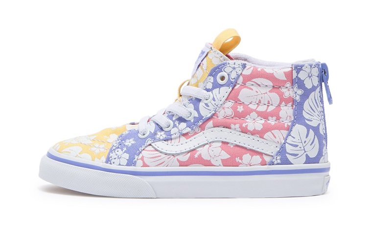 Buy 中童 Vans SK8-Hi 拉鍊運動鞋 花卉