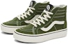 Order 中童 Vans SK8 HI Zip 減震防滑耐磨 高筒 滑板鞋 綠色
