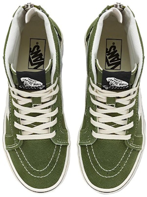 中童 Vans SK8 HI Zip 減震防滑耐磨 高筒 滑板鞋 綠色 Lookbook 中童 Vans SK8 HI Zip 減震防滑耐磨 高筒 滑板鞋 綠色