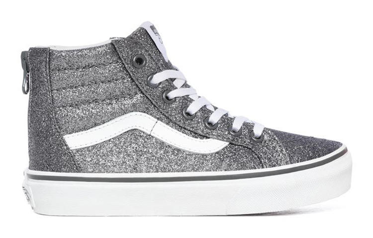 Order Vans SK8-HI Zip Plateado Brillante VN0A4UI40M0