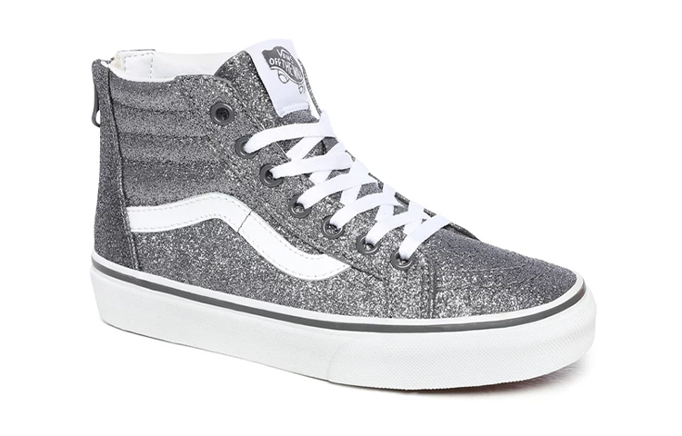 Lookbook Vans SK8-HI Zip Plateado Brillante VN0A4UI40M0