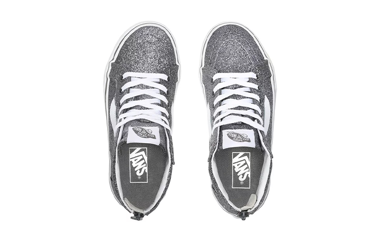 Shop Vans SK8-HI Zip Plateado Brillante VN0A4UI40M0