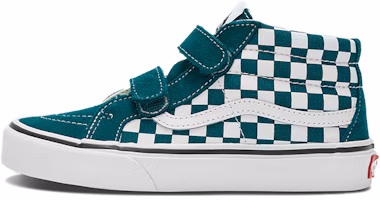 Vans SK8-Mid Mid-Top Casual Skate Shoes Green White Grid VN0A38HH60Q Vans SK8-Mid Mid-Top Casual Skate Shoes Green White Grid VN0A38HH60Q