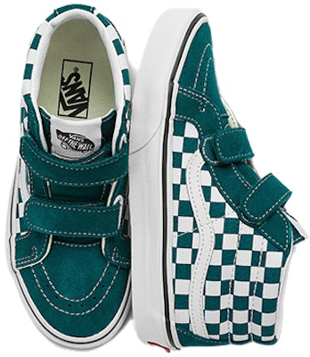 Kasut Vans SK8-Mid Kasual Skate Hijau Putih Grid Mid-Top VN0A38HH60Q Shop Kasut Vans SK8-Mid Kasual Skate Hijau Putih Grid Mid-Top VN0A38HH60Q
