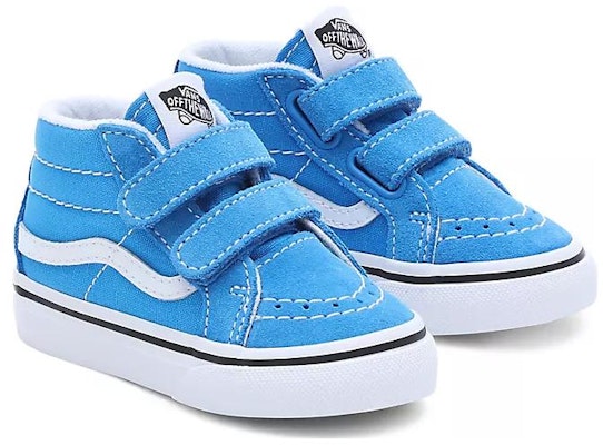 (Preschool) Vans Sk8-Mid Reissue Hook And Loop 'Blue White' VN00018T1SI Lookbook (Preschool) Vans Sk8-Mid Reissue Hook And Loop 'Blue White' VN00018T1SI