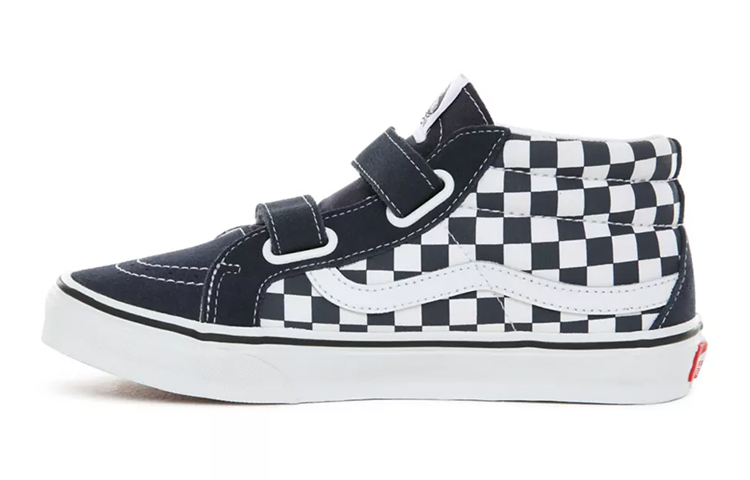 Buy Vans SK8-Mid 复刻 V 黑白棋盘格 VN0A4UI50HF
