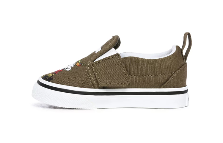 Buy 幼童 Vans Dineapple 花朵滑入 V 綠色