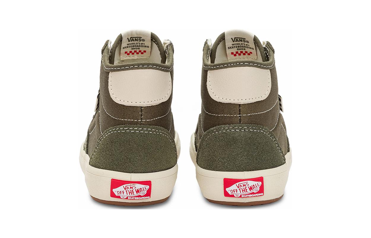 Details for 中童 Vans The Lizzie 舒適 耐磨輕巧 中筒 兒童滑板鞋 綠色