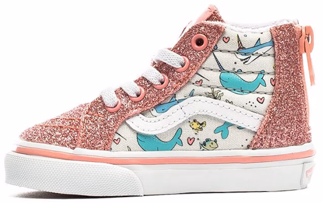 Vans Toddlers SK8-HI Zip Shark Party Toddles/Infants Pink VN0A4BV1W3U Buy Vans Toddlers SK8-HI Zip Shark Party Toddles/Infants Pink VN0A4BV1W3U
