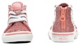 Lookbook Vans Kids SK8-HI Zip Shark Party Pink untuk Bayi dan Kanak-kanak Kecil VN0A4BV1W3U