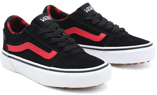 Vans Ward Sepatu Low-Top Hitam/Merah VN0A5KY79BY Lookbook Vans Ward Sepatu Low-Top Hitam/Merah VN0A5KY79BY