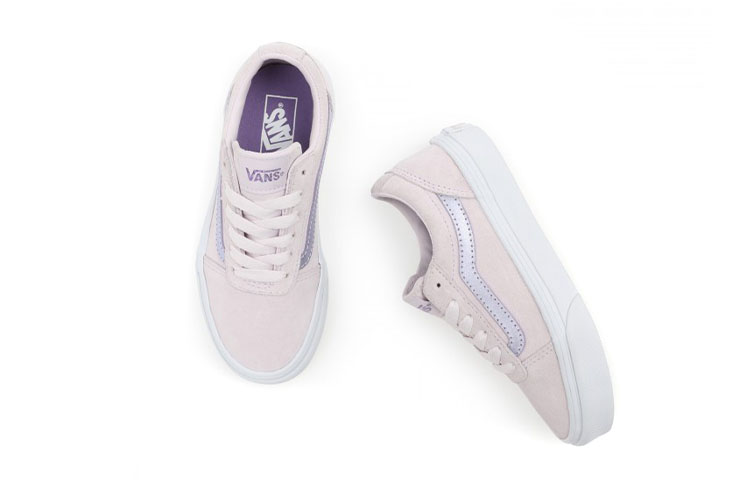 Shop Vans Ward Sneakers K Merah Jambu/Putih VN0A3TFW8AV