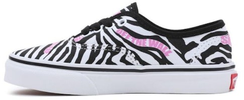 (Preschool) Vans Zebra Daze Authentic Shoes 'White Black Pink' VN0A3UIVBMA (Preschool) Vans Zebra Daze Authentic Shoes 'White Black Pink' VN0A3UIVBMA