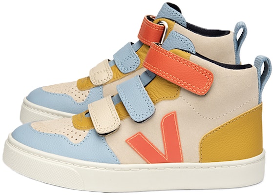 (PS) (幼兒園)VEJA 3-Lock High「白橙藍」DXV032749 DXV032749 Order (PS) (幼兒園)VEJA 3-Lock High「白橙藍」DXV032749 DXV032749