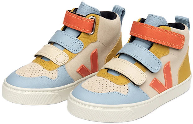 (PS) VEJA 三锁高帮 '白橙蓝' DXV032749 Lookbook (PS) VEJA 三锁高帮 '白橙蓝' DXV032749