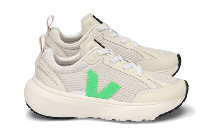 Lookbook (PS) (幼児用) VEJA『コンフォートブリーザブル - ホワイトグリーン』CRE012535 CRE012535