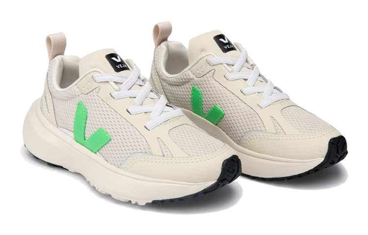 Shop (PS) (幼児用) VEJA『コンフォートブリーザブル - ホワイトグリーン』CRE012535 CRE012535