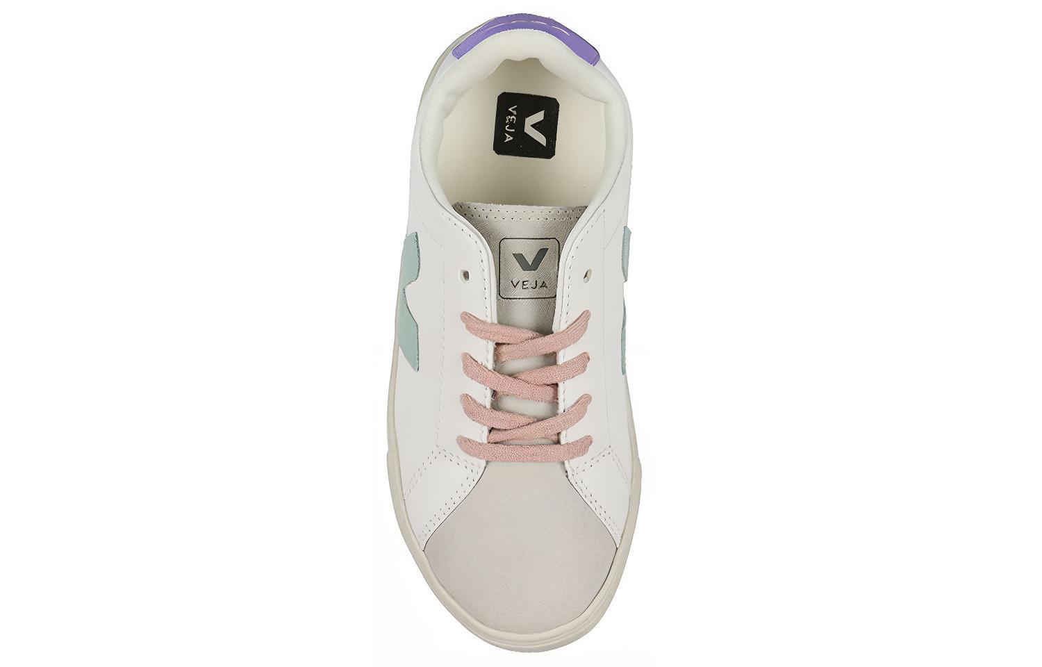 Lookbook (PS) VEJA Esplar 'Sepatu Putih Kulit Low-Top' RS0502862C