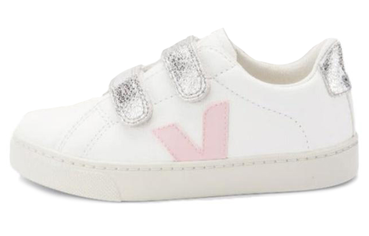 (Preschool) VEJA Esplar Leather Velcro 'White Fashion Low-Top' SV0502529