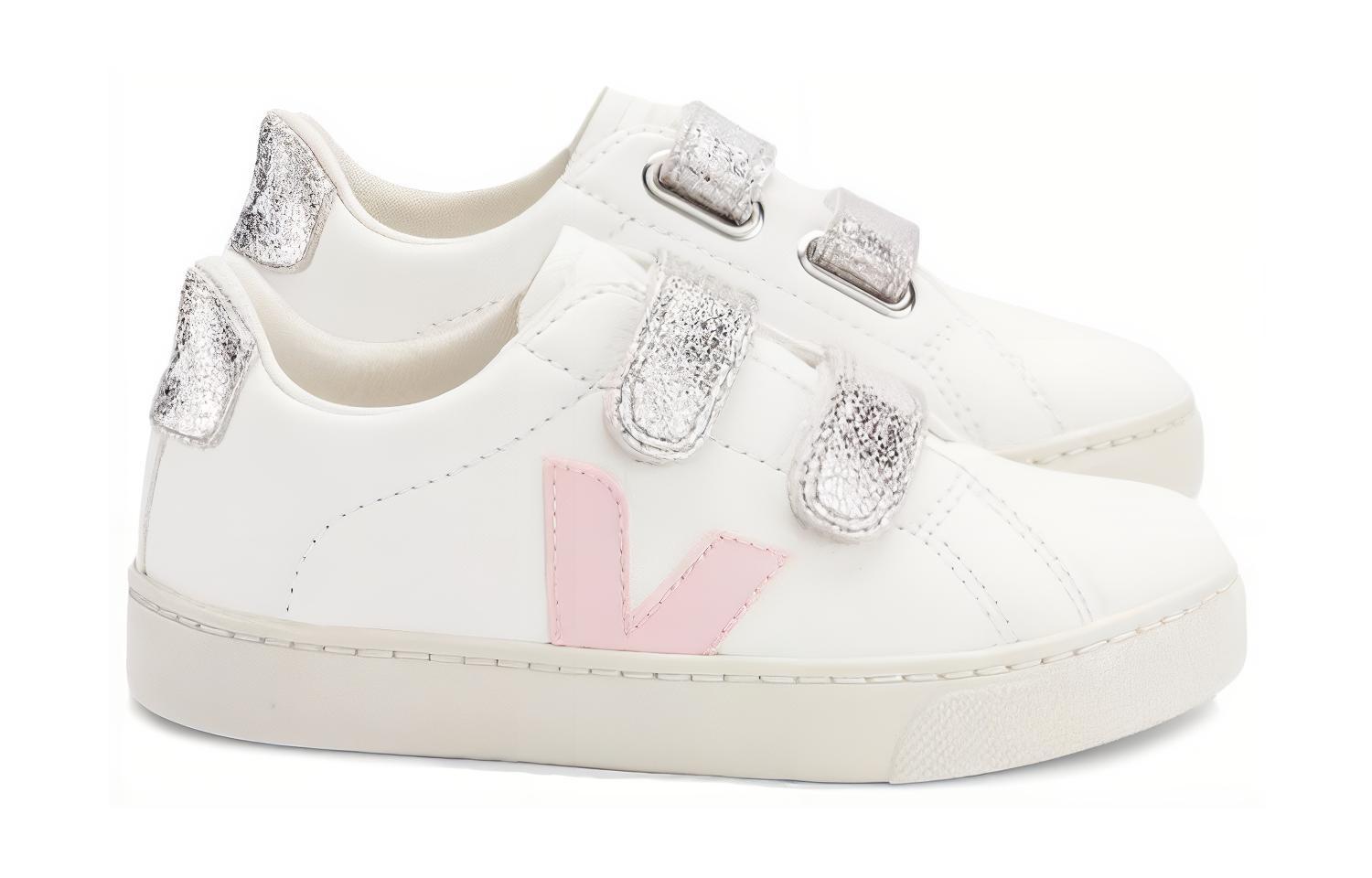 Order (PS) VEJA Esplar Leder Klettverschluss ''Weiß Low-Top Sneaker'' SV0502529 SV0502529C