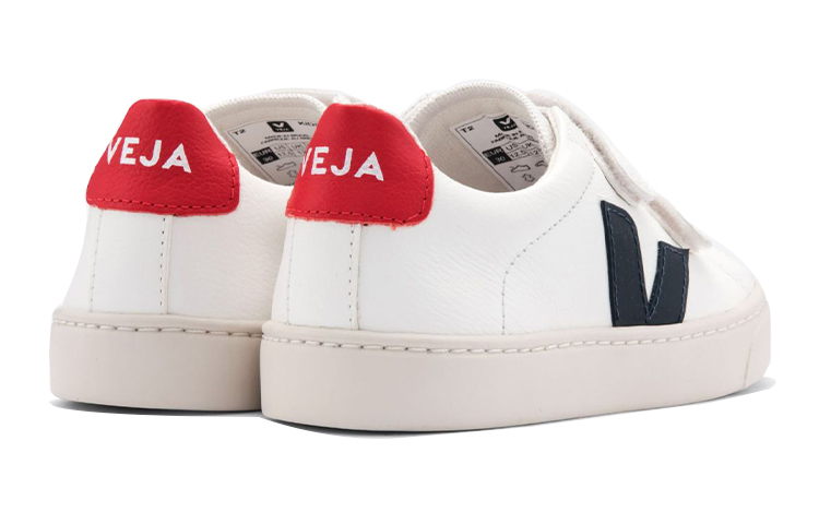 Shop (PS) (保育園用) VEJA エスプラー ロー 'ブラック ホワイト' RSV051233 RSV051233