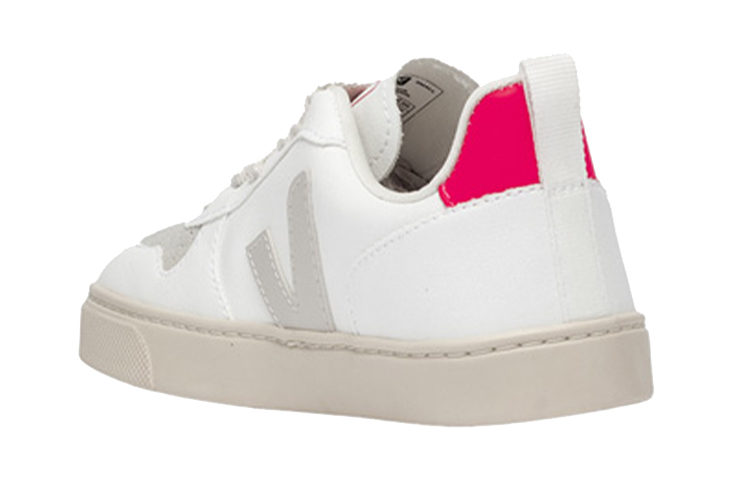 Lookbook (PS) （幼児用）VEJA レザーロートップ レースアップ「ホワイトレッド」CX0703057 CX0703057