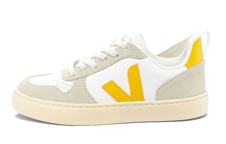 Buy (PS) VEJA Sepatu Low-Top Tali 'Abu Putih Kuning' CX0503246C