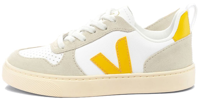 (PS) (幼児用)VEJA ロートップ レースアップ「グレー ホワイト イエロー」CX0503246C CX0503246C Buy (PS) (幼児用)VEJA ロートップ レースアップ「グレー ホワイト イエロー」CX0503246C CX0503246C