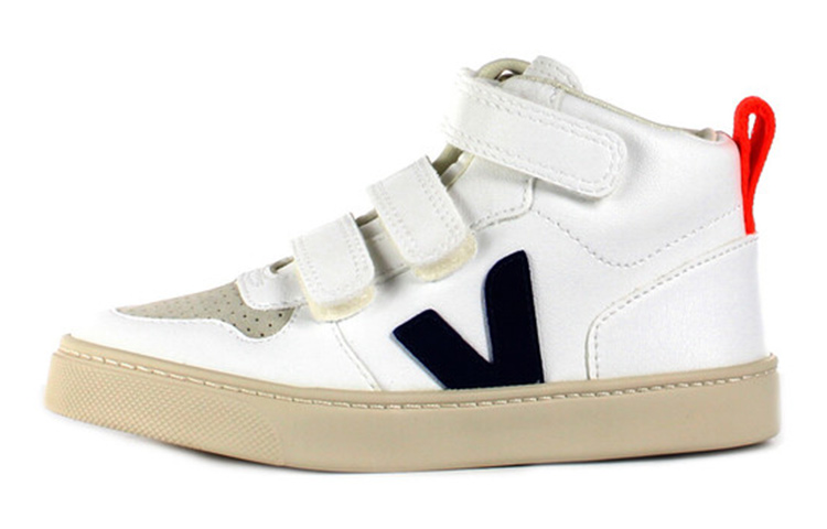 (Preschool) VEJA Mid 'White Leather Velcro' DV0712567
