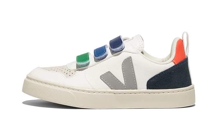 (Preschool) VEJA V-10 'Velcro White' CXV052714