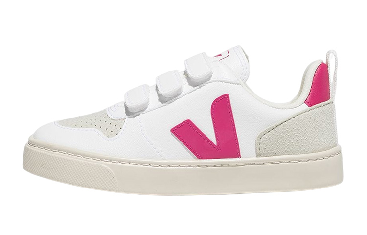 Buy (PS) (幼児) VEJA V-10『ホワイト ピンク』CV0702857 CV0702857