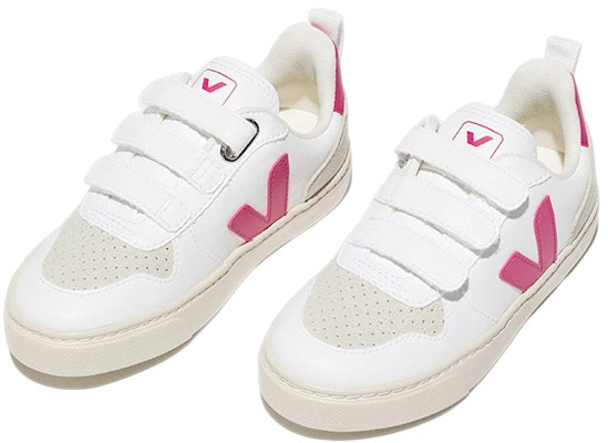 (Preschool) VEJA V-10 'White Pink' CV0702857 Order (Preschool) VEJA V-10 'White Pink' CV0702857