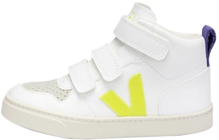 (Preschool) VEJA V-10 'White Yellow' DXV072559 (Preschool) VEJA V-10 'White Yellow' DXV072559