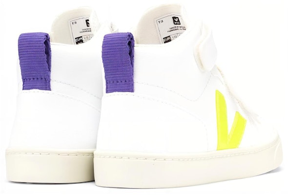 (Preschool) VEJA V-10 'White Yellow' DXV072559 Shop (Preschool) VEJA V-10 'White Yellow' DXV072559