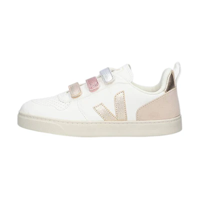 (PS) VEJA V-10 Velcro 'White Leather Low-Top'