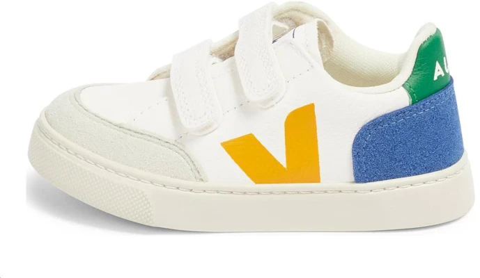 (PS) VEJA V-10 Velcro Rendah 'Putih Biru Kuning' XV0503229C Buy (PS) VEJA V-10 Velcro Rendah 'Putih Biru Kuning' XV0503229C
